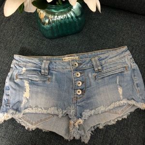 BULLHEAD BLACK jean shorts size 5